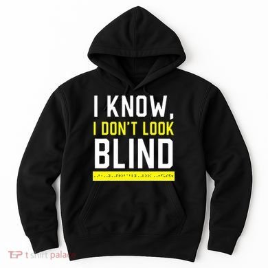 Braille Blind Awareness Visually Impaired Disability Hoodie