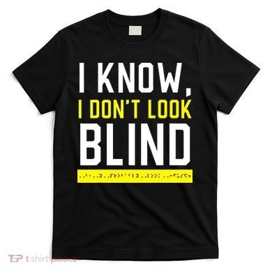 Braille Blind Awareness Visually Impaired Disability T-Shirt