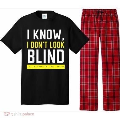 Braille Blind Awareness Visually Impaired Disability Pajama Set