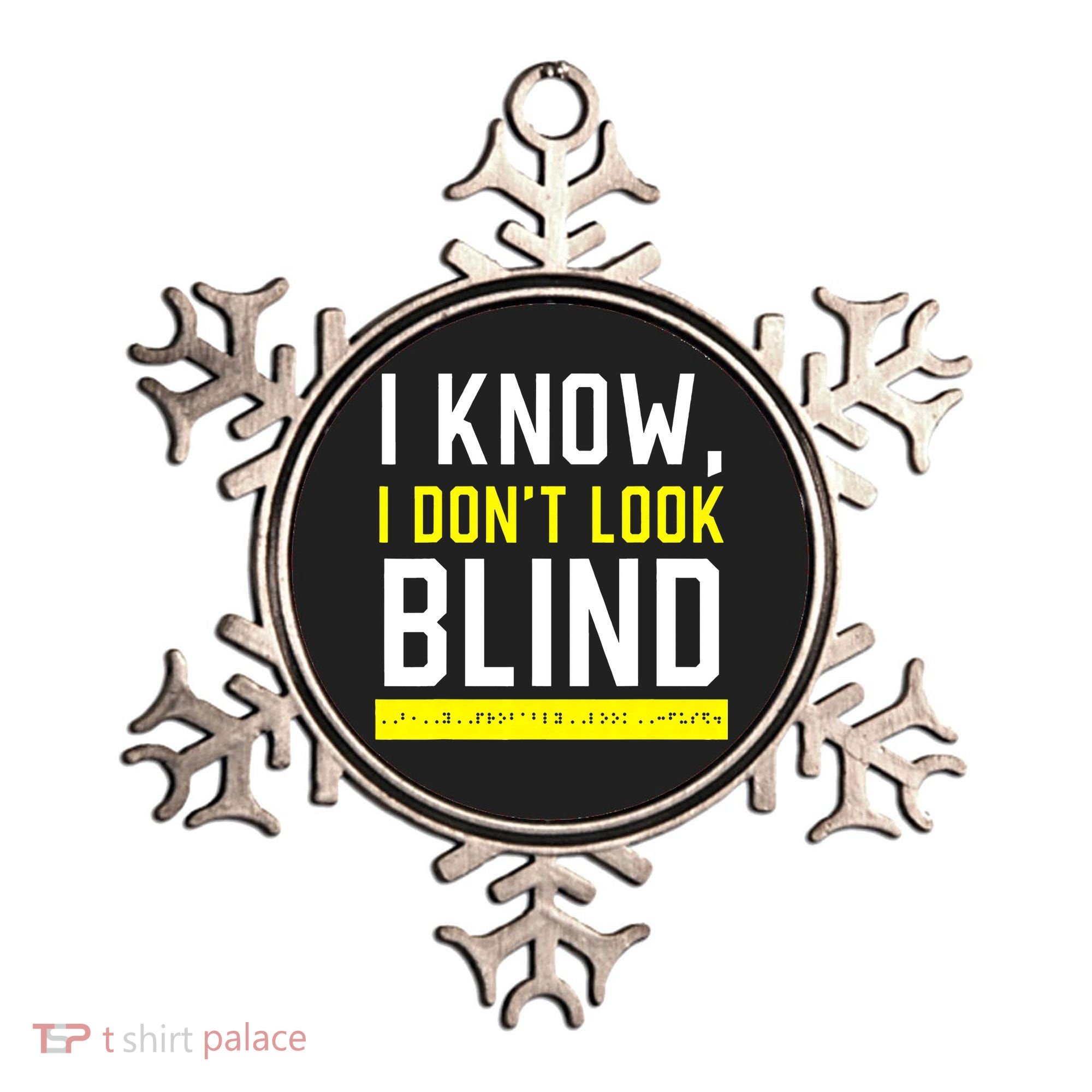 Braille Blind Awareness Visually Impaired Disability Ornament