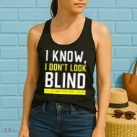 Braille Blind Awareness Visually Impaired Disability Women's Tank Top thumb 2