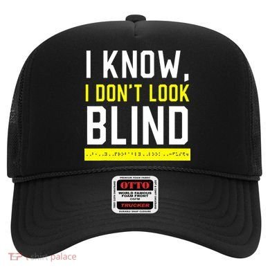 Braille Blind Awareness Visually Impaired Disability Hat