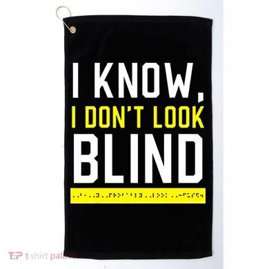 Braille Blind Awareness Visually Impaired Disability Golf Towel