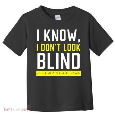 Braille Blind Awareness Visually Impaired Disability Toddler T-Shirt