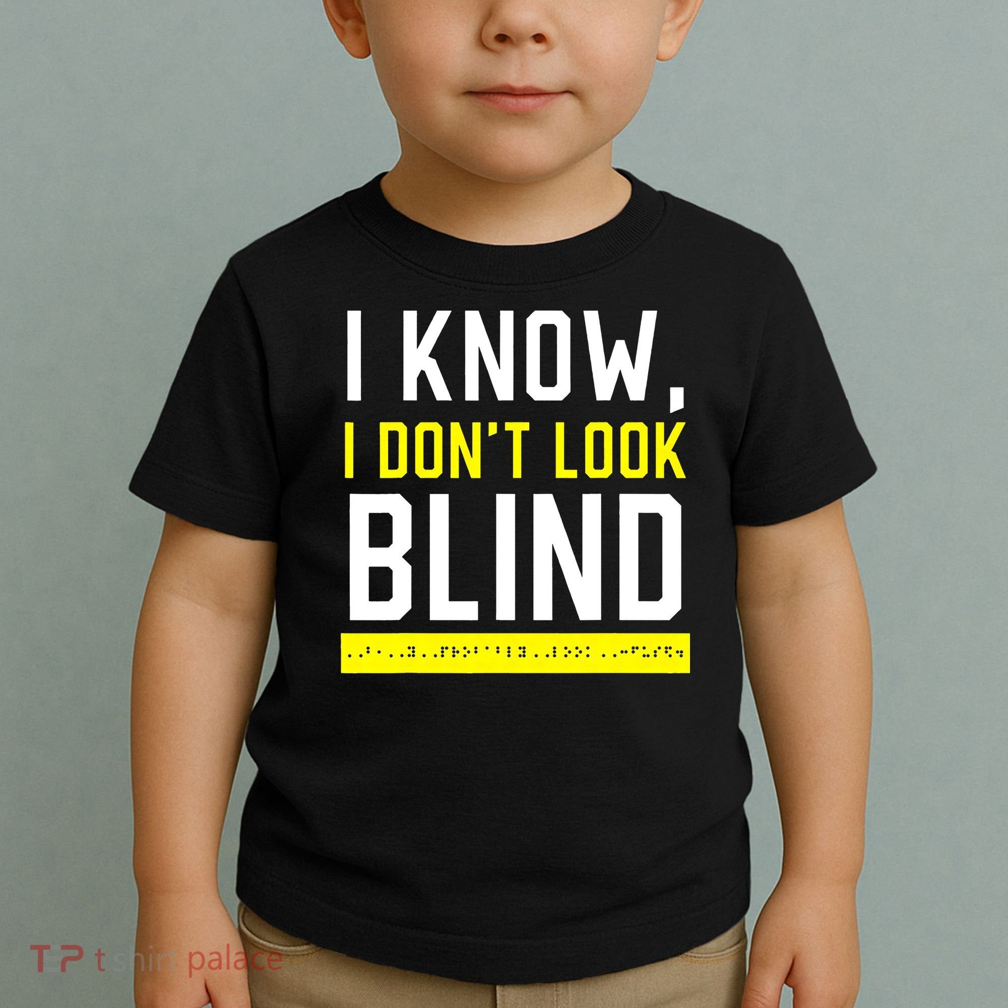 Braille Blind Awareness Visually Impaired Disability Toddler T-Shirt