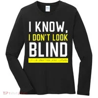 Braille Blind Awareness Visually Impaired Disability Women's Long Sleeve Shirt thumb 0