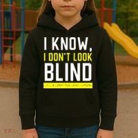 Braille Blind Awareness Visually Impaired Disability Kids Hoodie thumb 3