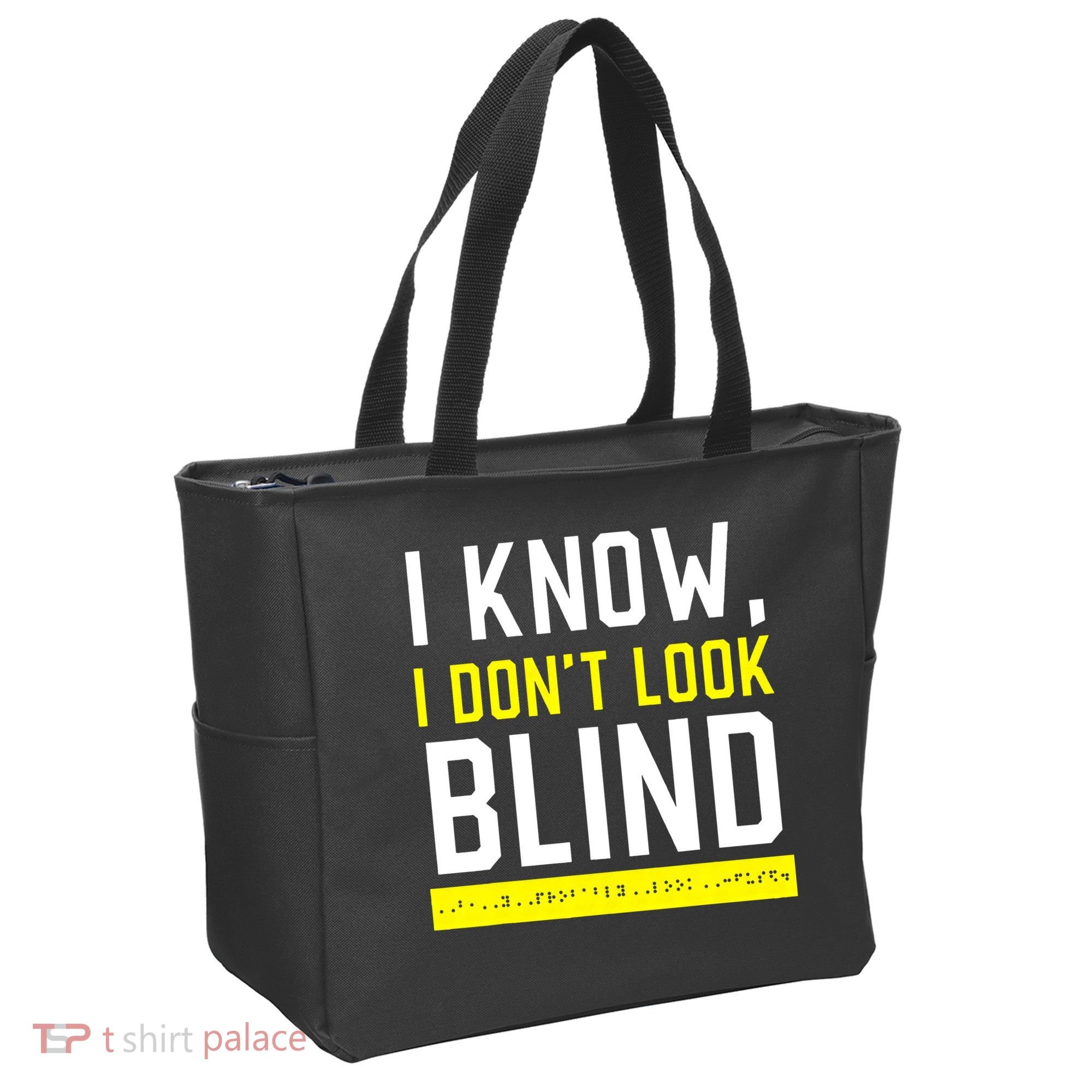 Braille Blind Awareness Visually Impaired Disability Tote Bag