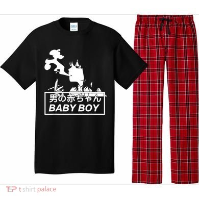 Baby Boy Aesthetic Vaporwave Anime Pajama Set