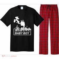 Baby Boy Aesthetic Vaporwave Anime Pajama Set thumb 0