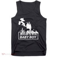 Baby Boy Aesthetic Vaporwave Anime Tank Top thumb 0