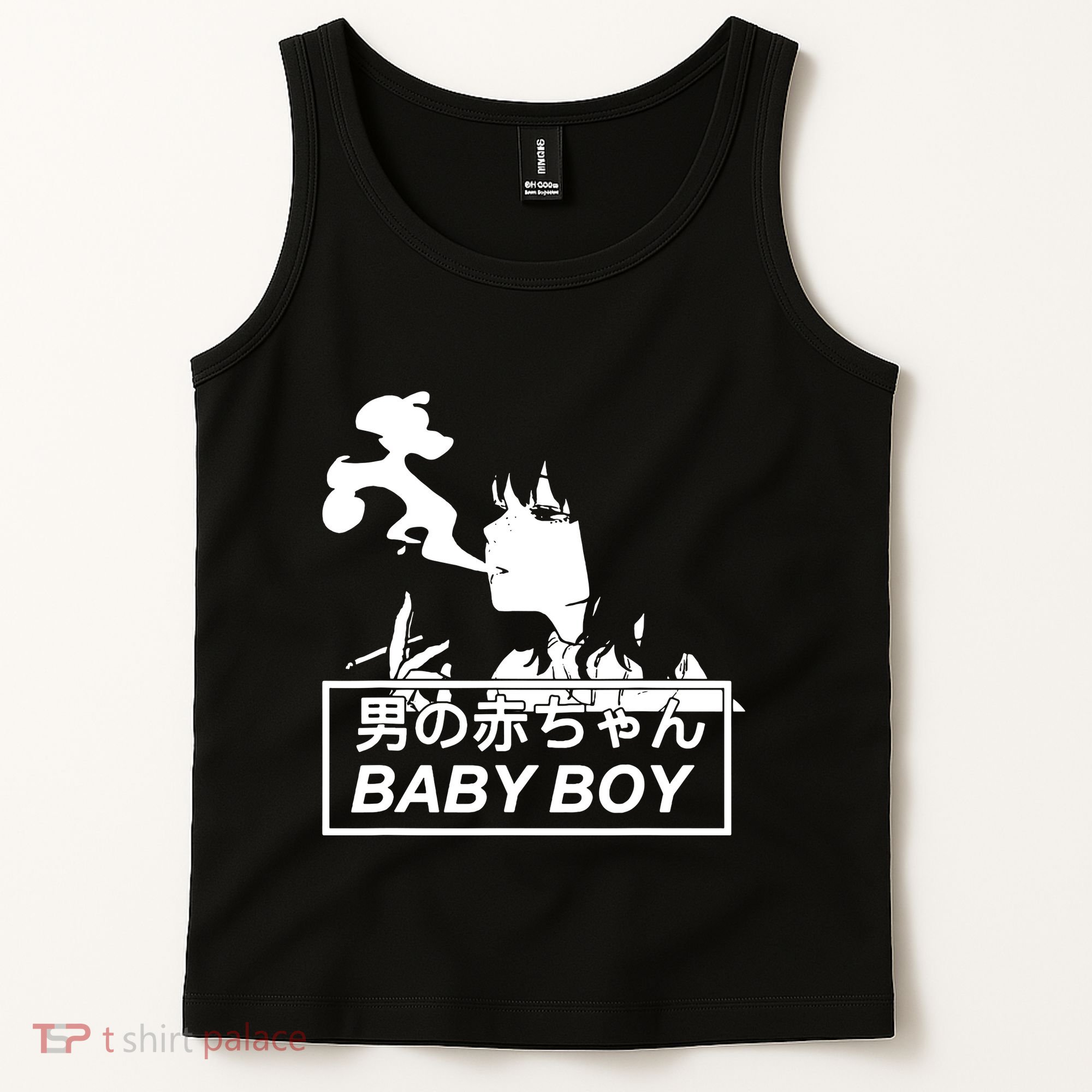 Baby Boy Aesthetic Vaporwave Anime Tank Top