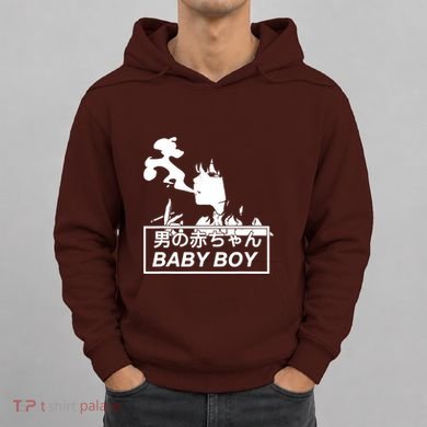 Baby Boy Aesthetic Vaporwave Anime Hoodie