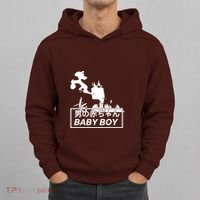 Baby Boy Aesthetic Vaporwave Anime Hoodie thumb 0