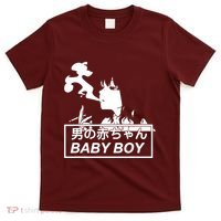 Baby Boy Aesthetic Vaporwave Anime T-Shirt thumb 0