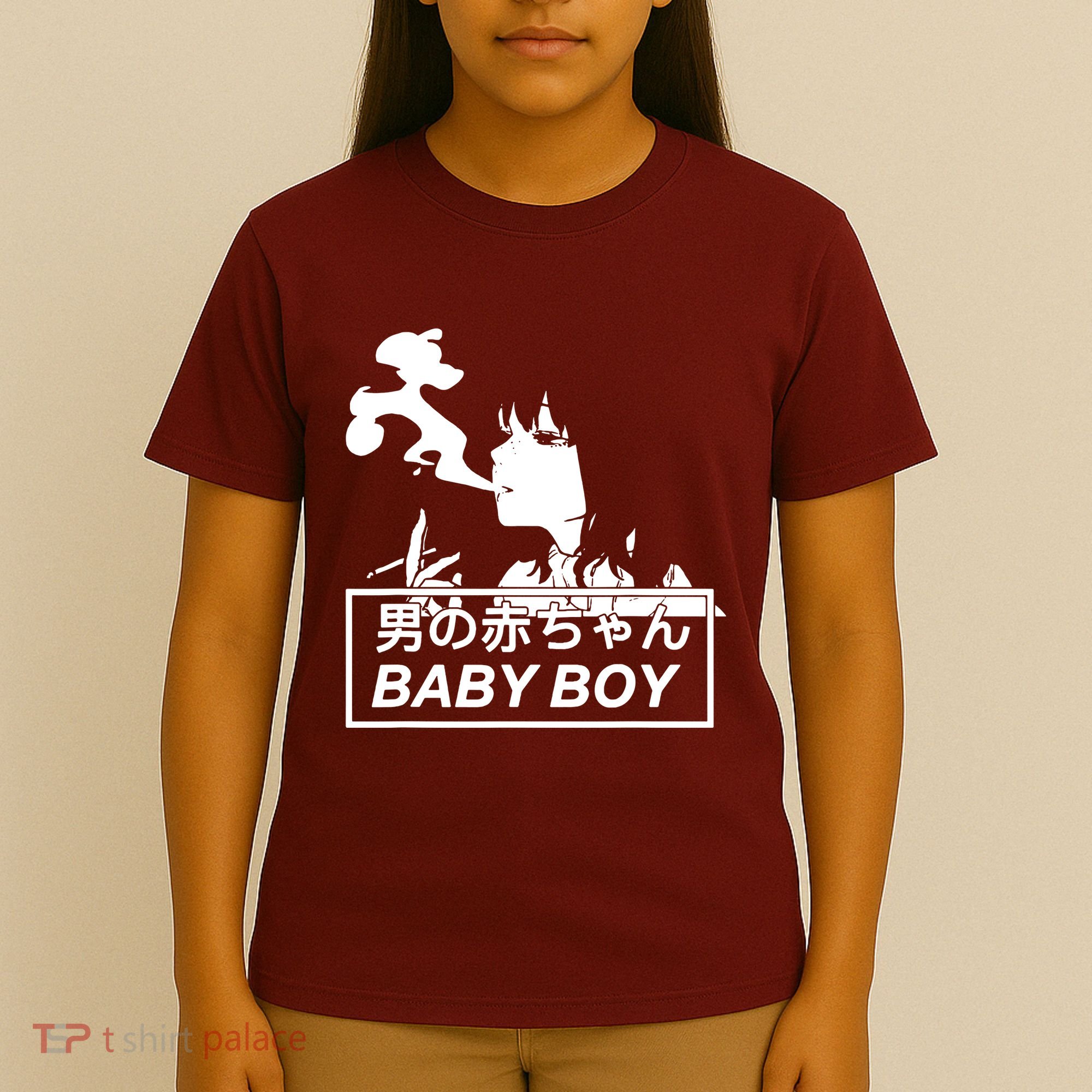Baby Boy Aesthetic Vaporwave Anime T-Shirt