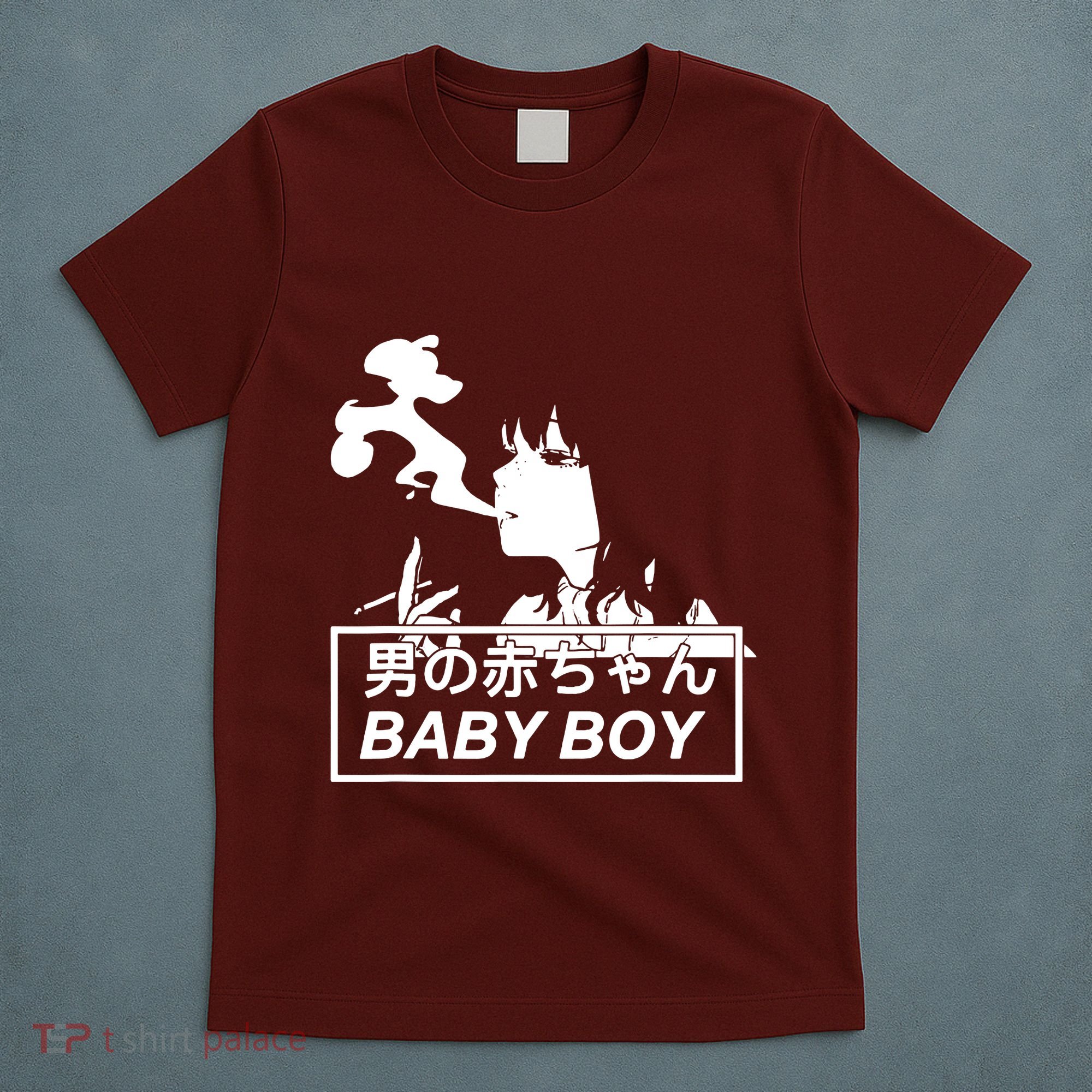 Baby Boy Aesthetic Vaporwave Anime T-Shirt
