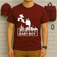 Baby Boy Aesthetic Vaporwave Anime T-Shirt thumb 6