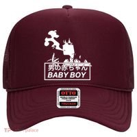 Baby Boy Aesthetic Vaporwave Anime Hat thumb 0