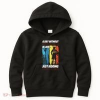 Basketball Bball A Day Without Basketball Is Like... Just Kids Hoodie thumb 0