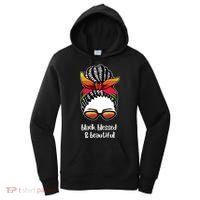 Black Blessed And Beautiful Hair Bun Women's Hoodie thumb 0
