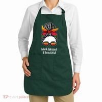 Black Blessed And Beautiful Hair Bun Apron thumb 2