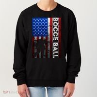 Bocce Ball American Bocce Ball Player Usa Petanque Gift Women's Sweatshirt thumb 0