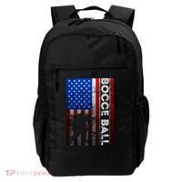Bocce Ball American Bocce Ball Player Usa Petanque Gift Backpack thumb 0