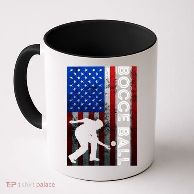 Bocce Ball American Bocce Ball Player Usa Petanque Gift Coffee Mug
