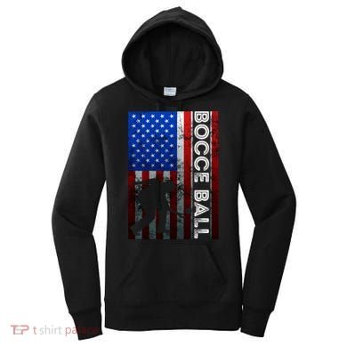 Bocce Ball American Bocce Ball Player Usa Petanque Gift Women's Hoodie