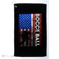 Bocce Ball American Bocce Ball Player Usa Petanque Gift Golf Towel thumb 0