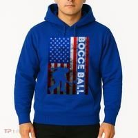 Bocce Ball American Bocce Ball Player Usa Petanque Gift Hoodie thumb 2