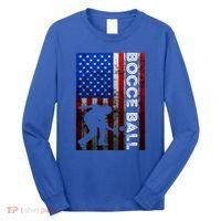 Bocce Ball American Bocce Ball Player Usa Petanque Gift Long Sleeve Shirt thumb 0