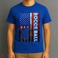 Bocce Ball American Bocce Ball Player Usa Petanque Gift T-Shirt thumb 3