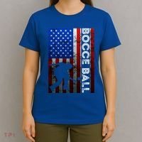 Bocce Ball American Bocce Ball Player Usa Petanque Gift T-Shirt thumb 4