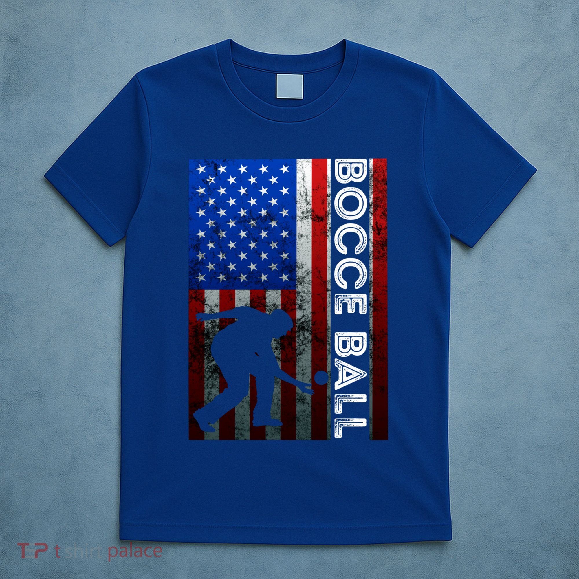 Bocce Ball American Bocce Ball Player Usa Petanque Gift T-Shirt