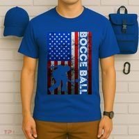Bocce Ball American Bocce Ball Player Usa Petanque Gift T-Shirt thumb 6