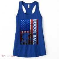 Bocce Ball American Bocce Ball Player Usa Petanque Gift Women's Tank Top thumb 0