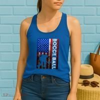 Bocce Ball American Bocce Ball Player Usa Petanque Gift Women's Tank Top thumb 2