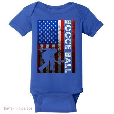Bocce Ball American Bocce Ball Player Usa Petanque Gift Baby Bodysuit