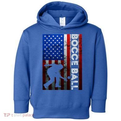 Bocce Ball American Bocce Ball Player Usa Petanque Gift Toddler Hoodie