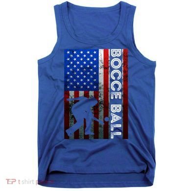 Bocce Ball American Bocce Ball Player Usa Petanque Gift Tank Top