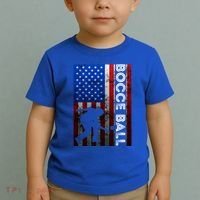 Bocce Ball American Bocce Ball Player Usa Petanque Gift Toddler T-Shirt thumb 2