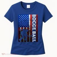 Bocce Ball American Bocce Ball Player Usa Petanque Gift Women's T-Shirt thumb 0