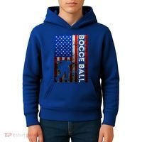 Bocce Ball American Bocce Ball Player Usa Petanque Gift Kids Hoodie thumb 4