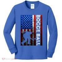 Bocce Ball American Bocce Ball Player Usa Petanque Gift Kids Long Sleeve Shirt thumb 0