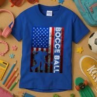 Bocce Ball American Bocce Ball Player Usa Petanque Gift Kids T-Shirt thumb 3
