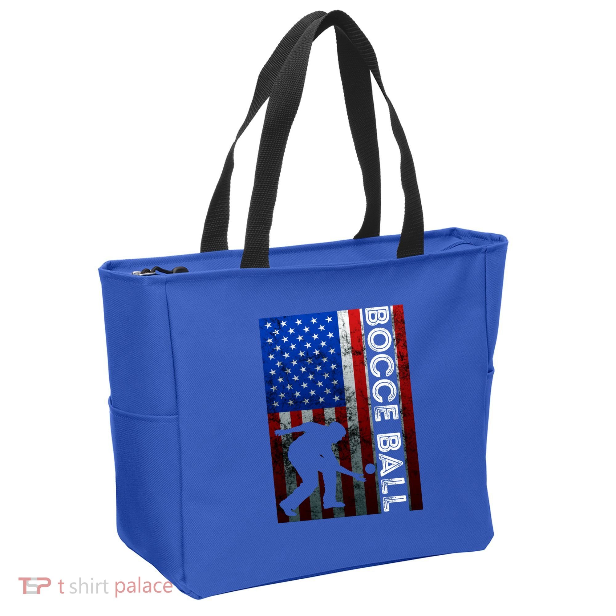 Bocce Ball American Bocce Ball Player Usa Petanque Gift Tote Bag