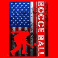 Bocce Ball American Bocce Ball Player Usa Petanque Gift Santa Hat thumb 1