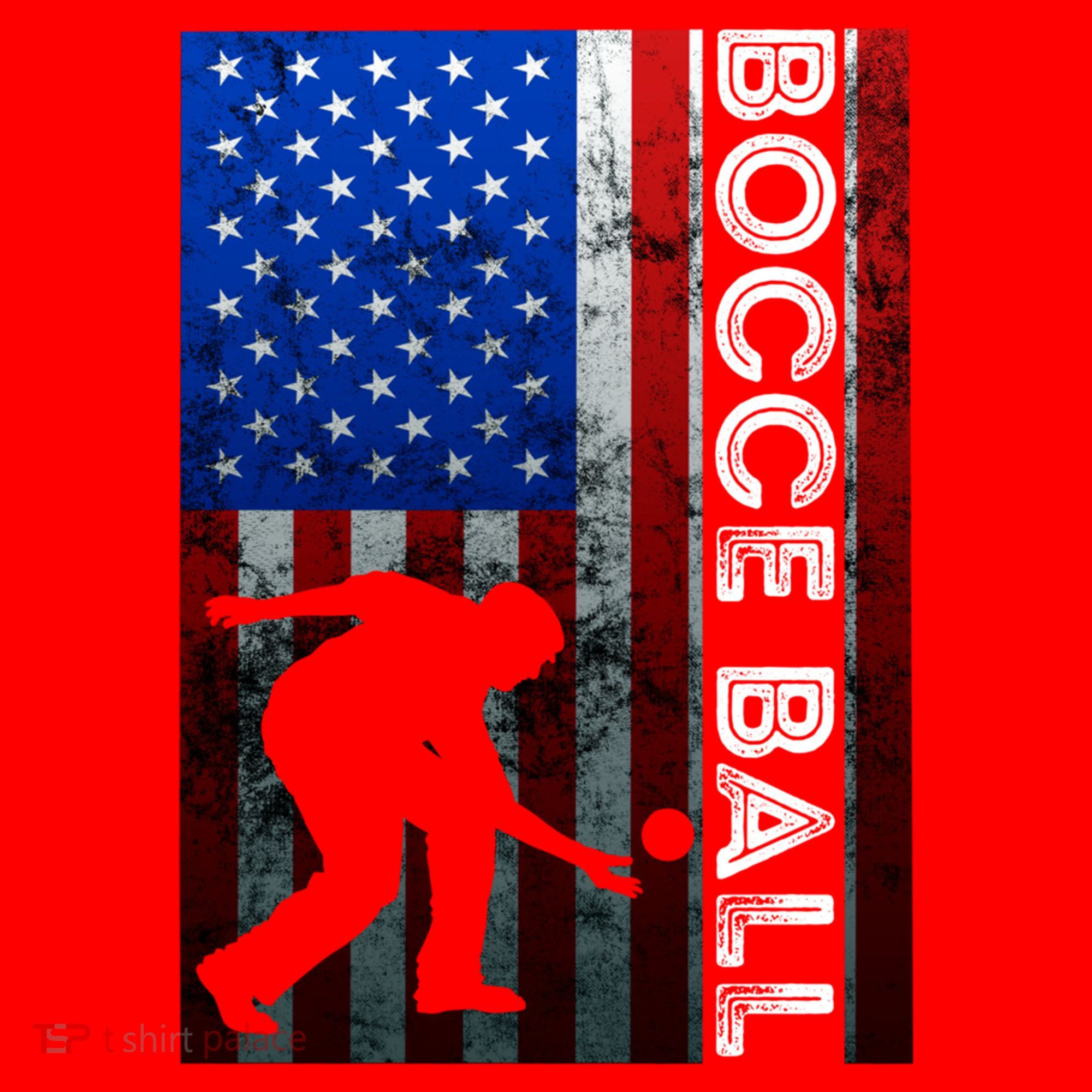 Bocce Ball American Bocce Ball Player Usa Petanque Gift Santa Hat